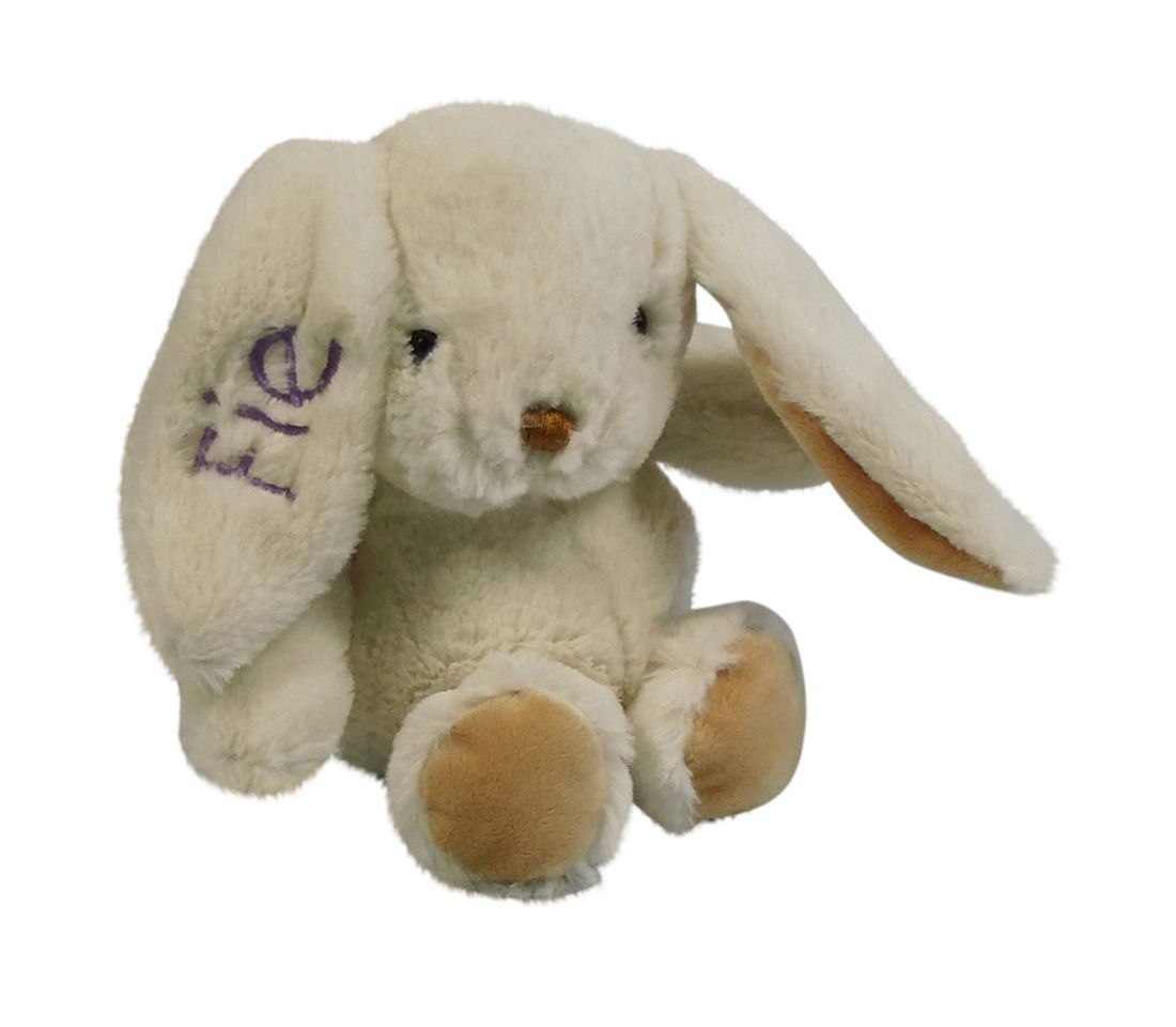Råhvid Alice kanin fra Teddykompaniet